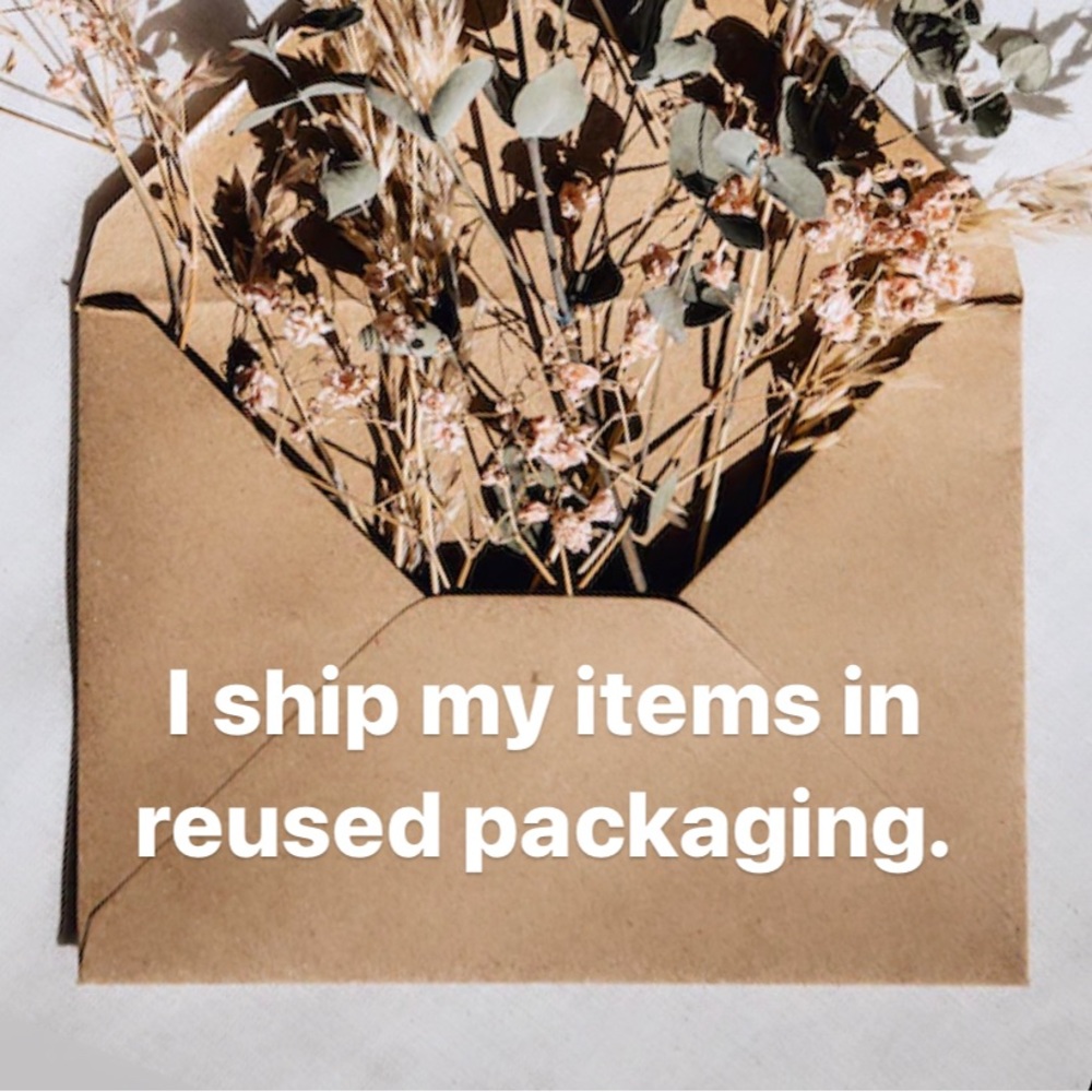 Trying to reduce waste!